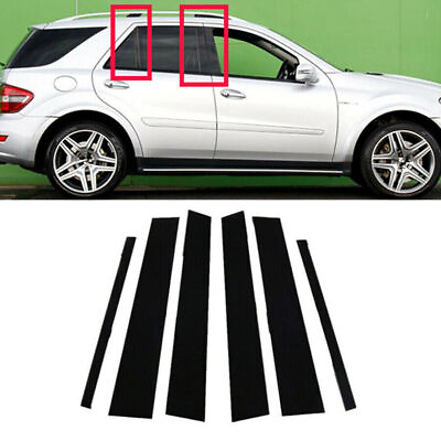 #ad 6Pcs LeftRight Side Door Pillar Covers For Mercedes Benz W164 ML350 ML550 06 11 $14.44