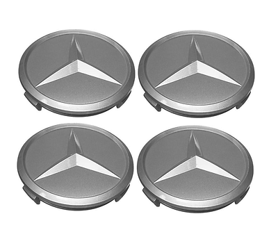 #ad For Mercedes R107 W116 W123 Set of 4 Genuine Wheel Hub Cap Emblems 1074000025 $79.95
