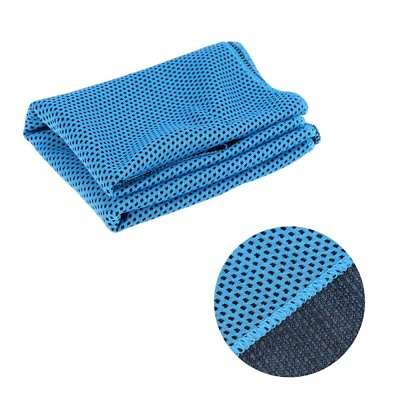 #ad Fitness Cooling Towel for Gym amp; Outdoor Workout Light Blue $8.25