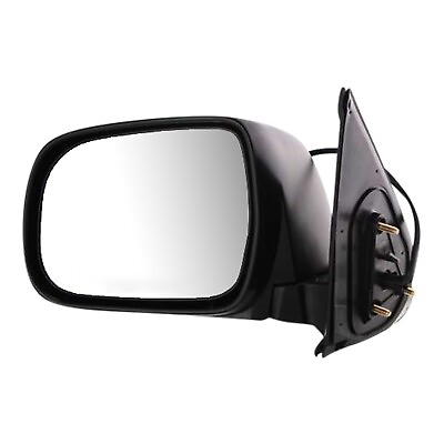 #ad Power Mirror For 2005 2011 Toyota Tacoma Driver Side Textured Black Manual Fold $39.40