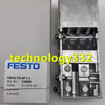 #ad 1PC NEW Festo valve Island accessory air plate base VMPA2 FB AP 2 1 538000 #LM $73.32