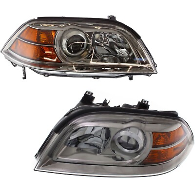 #ad Headlight Assembly Set For 2004 2006 Acura MDX Left Right Halogen Composite Type $155.89