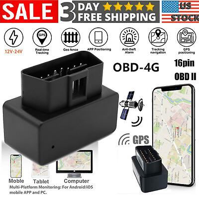 #ad OBD2 II GPS Tracker Real Time Vehicle Tracking Device GSM GPRS Car Auto Locator $17.52