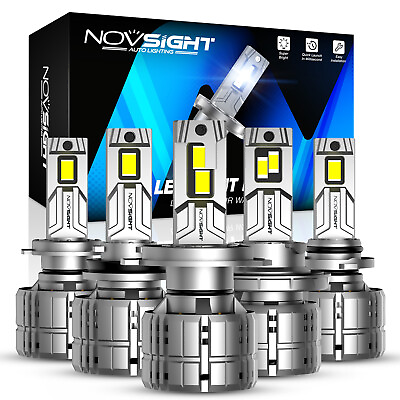 #ad NOVSIGHT 200W 40000LM LED Headlight Bulbs Kit High Low Beam 6500k Super Bright $78.99