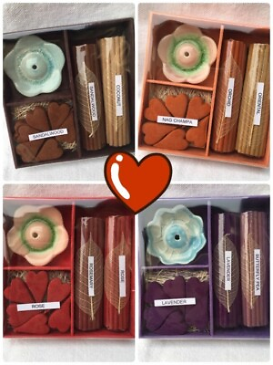 #ad Premium Natural 2 Boxs Set Incense Sticks Holder Cones Scents Differ... $5.40