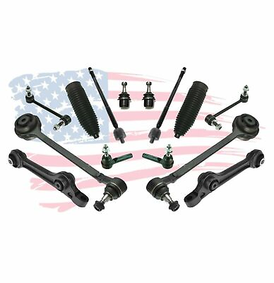 #ad 14 Pc Suspension Kit for Chrysler Dodge Control Arms Ball Joints Sway Tie Rods $155.79