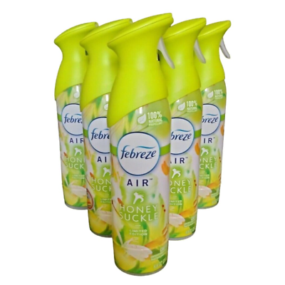 #ad 6 Febreze Air Limited Edition HONEYSUCKLE Scent Air Refresher Freshener 8.8 oz. $45.99