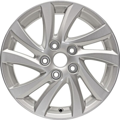 #ad Replacement New Alloy Wheel For 2012 2013 Mazda 3 16X6.5 Inch Silver Rim $147.74