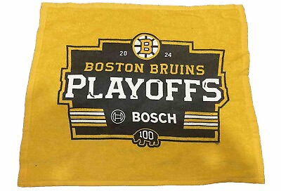 #ad 2024 Boston Bruins Playoffs Rally Towel Round 1 Game 5 SGA $7.50