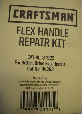 Craftsman Repair Kit #37925 for 3 8quot; Drive BREAKER BAR 44363 $5.00
