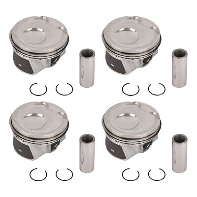#ad 4X Piston amp; Rings kit FITS 15 19 Ford Focus Mustang Lincoln MKC 2.3L EJ7Z6108E $109.99