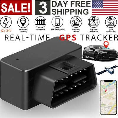 #ad OBD2 II GPS Tracker Real Time Vehicle Tracking Device GSM GPRS Car Auto Locator $17.22