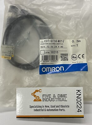 #ad OMRON E3T ST14 M1TJ New Photoelectric Switch 12 24 VDC 0.3M BL104 $159.99