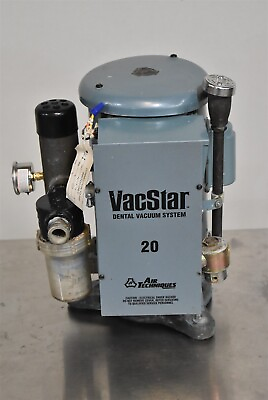 Air Techniques VacStar 20 Dental Vacuum Pump System Operatory Suction Unit $1400.00