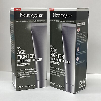 #ad Neutrogena Age Fighter Men#x27;s Face Moisturizer 1.4oz. Pack of 2 $23.99
