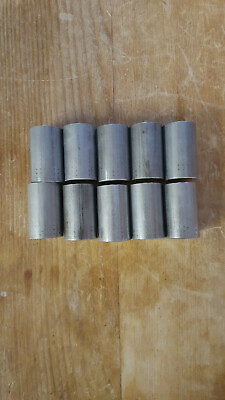 #ad 304 STAINLESS STEEL LOT OF 10 PIECES 1quot; DIAMETER x 1 1 2quot; LONG $25.00