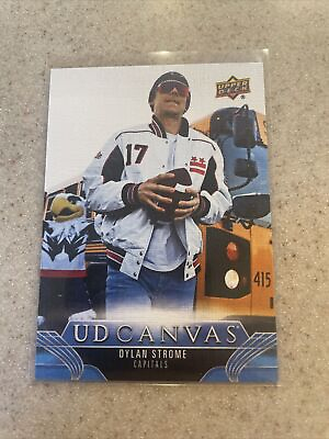 #ad 2023 24 Upper Deck Series 2 Insert Dylan Strome C206 UD Canvas Capitals $2.36