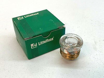 #ad Lot of 4 Littelfuse TLO 20 Glass Plug Fuse Time Delay Edison Screw Base 20A $9.99