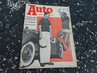 #ad JAN 1953 AUTO SPEED AND SPORT vintage car magazine $12.00