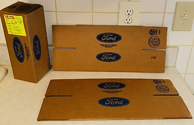 #ad Lot x2 Vintage NEW NOS 60’s 70’s Ford Motor Cardboard Empty Parts Box Packaging $32.99