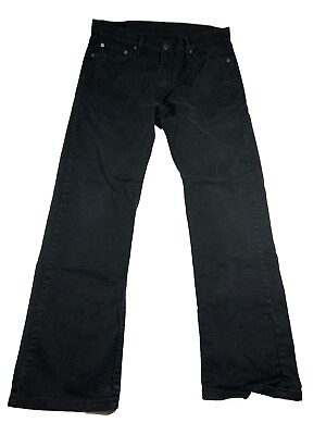 #ad Levi#x27;s 513 Jeans Men#x27;s 32x30 Black Straight Fit Classic Stretch Denim *SPOT CUT $28.87