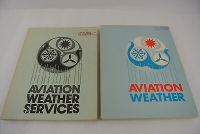 #ad Aviation Weather Services Books Pilots Aircraft Flight Personnel 1975 US AMP $14.99