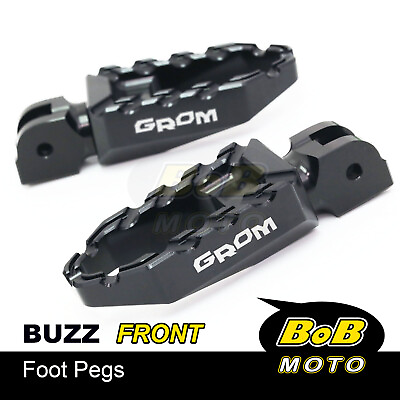 #ad BUZZ Front Highway Footpegs For Honda Grom MSX125 13 20 17 16 15 14 $53.38