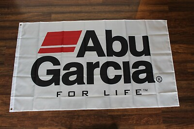 #ad Abu Garcia Banner Flag Fishing Rod amp; Reel Pole Fish Sportsman For Life XZ $12.95