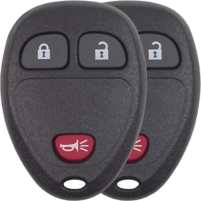 #ad 2x New Remote Key Fob Replacement For GMC Cadillac Chevy Buick OUC60221 OUC60270 $19.75