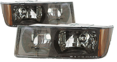 #ad For 2002 2006 Chevrolet Avalanche Headlight Halogen Set Pair $141.73