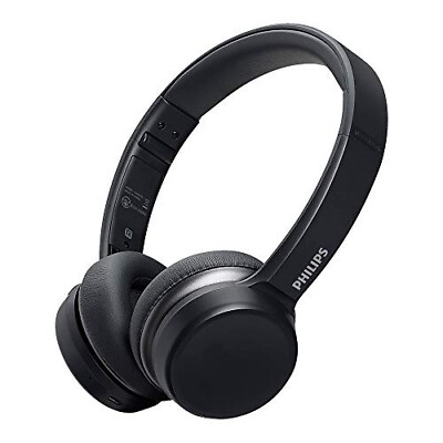 #ad PHILIPS Bluetooth Wireless Headphones TAH5255 30 Hours Continuous Playback Blac $52.77