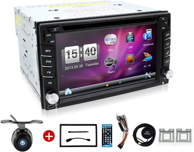#ad Win CE Product 6.2 Inch Double DIN in Dash Car Dvd Player Car Stereo Touch Scree $209.99