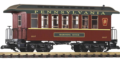 #ad #ad PIKO G Scale New 2024 Pennsylvania Railroad PRR Wood Coach #23117 38657 $123.99