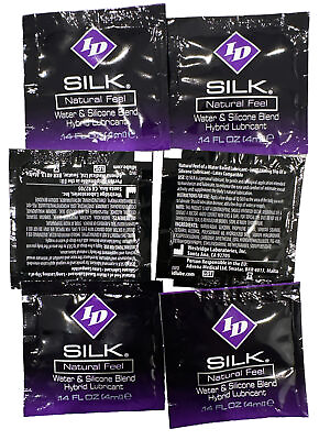 #ad ID Silk Natural Feel lubricant * Water and Silicone based Sex Personal lube * $132.00