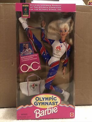 #ad Olympic Gymnast Barbie Doll 1996 Atlanta Olympic Games Collection $20.00