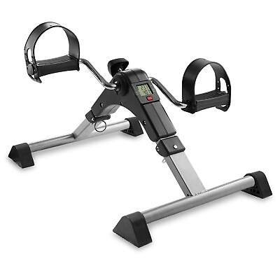#ad Foldable Under Desk Stationary Exercise Bike Arm Leg Foot Pedal Exerciser $30.49