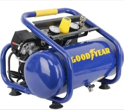 #ad Goodyear 2 Gallons Portable 135 PSI Hot Dog Quiet Air Compressor $109.00