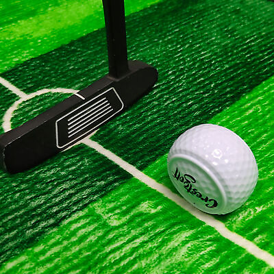 #ad Golf Flat Ball Impact resistant Golfing Golf Training Putting Ball $7.89