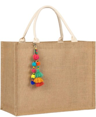#ad Trifabricy Beach Bag Large Beach Bag for Women Woven Straw Beach Tote Bag Wate $18.00