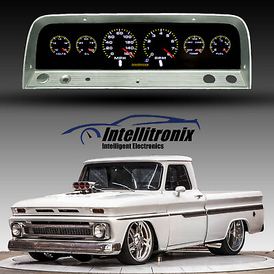 #ad 1964 1966 Chevy Truck Analog Gauge Panel Intellitronix AP6002 Lifetime Warranty $463.91