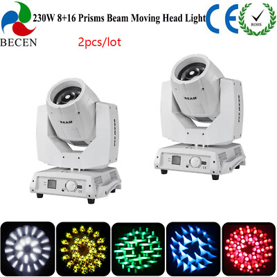 #ad 2pcs lot White Beam 230W 7R 816 prism Moving Head Light Professional Show Light $784.00