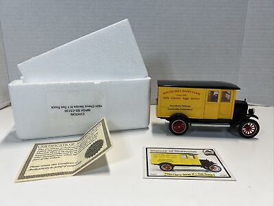 #ad National Motor Museum Mint 1924 Chevy Series H 1 Ton Truck Dairy Hauler History $8.95