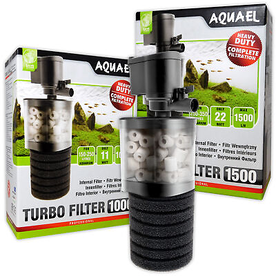 #ad AQUAEL TURBO FILTERS MECHANICAL BIOLOGICAL FILTRATION AERATION AQUARIUM FISH GBP 45.99
