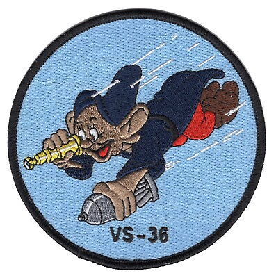 #ad VS 36 Aviation Air Anti Submarine Squadron Patch Dopey WWII $16.58