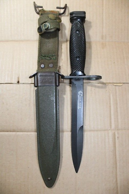#ad Original US Military Issue Vietnam Era Colt USM7 Bayonet Knife with Scabbard J7 $179.95