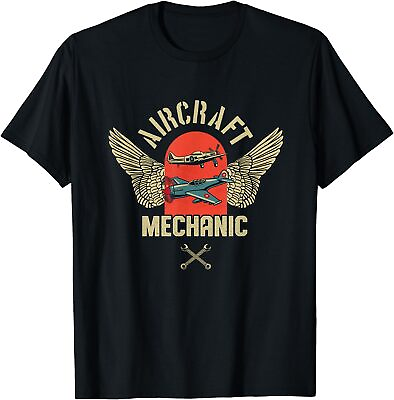 #ad NEW LIMITED Aircraft Mechanic Aviation Aeromechanics Airplane Technician T Shirt $17.99