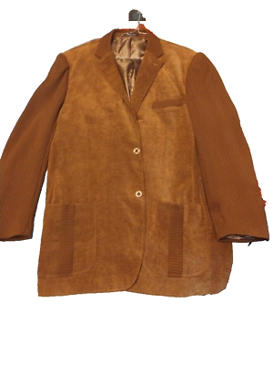 #ad InSearch Mens Brown Italian style Blazer 5x Silky on inside Vintage $45.00