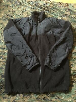 #ad #ad USGI Navy NWU Gore Tex Parka Liner Black Polartec Fleece Jacket Small Long $40.00
