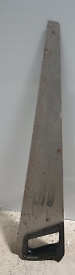 #ad VINTAGE STANLEY 26quot; Cross Cut HAND SAW 8 Points Hard Tooth 1980s Solid Handle $15.00