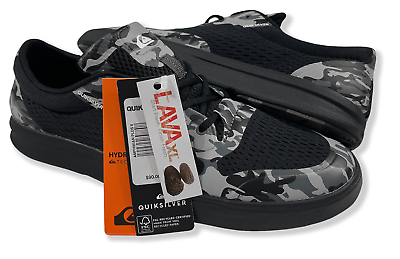 #ad Quiksilver Amphibian Plus II Shoes NEW Mens 12 Black Camo #40992 WL $39.95